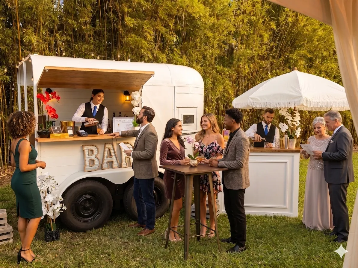 Wedding bar service by WinterBrooke